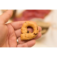 Taralli con olio evo, confezione da 300 gr - cipolle e olive