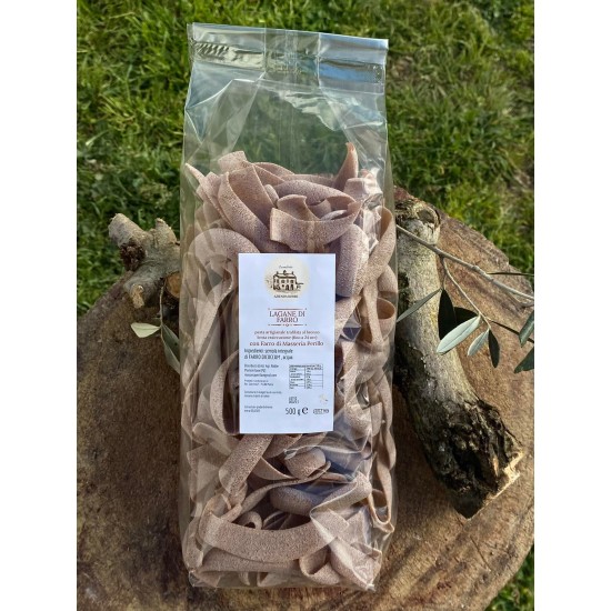 Pasta artigianale integrale di farro - lagane - 500gr Pasta artigianale integrale di farro - lagane - 500gr