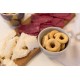 Taralli con olio evo, confezione da 300 gr - peperoncino