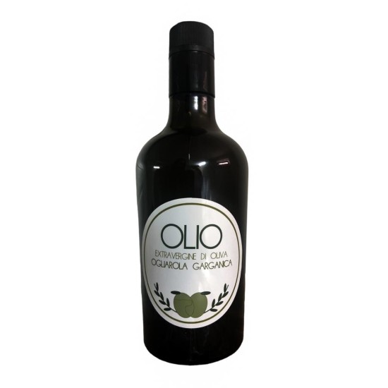 Olio extravergine di oliva monocultivar ogliarola garganica bottiglia 500 ml