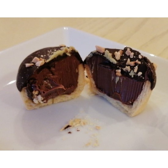 Tartelletta siciliana ripiena con crema alla nocciola 500gr Tartelletta siciliana ripiena con crema alla nocciola 500gr