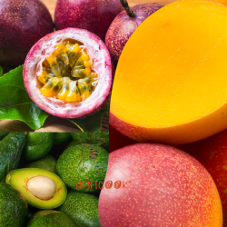 Box mista tropicale con frutti siciliani - avocado -mango -passion fruit - spedizione gratuita