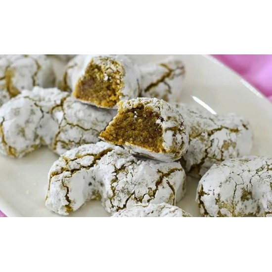 Paste di mandorle – ripiene al pistacchio - 500gr Paste di mandorle – ripiene al pistacchio - 500gr