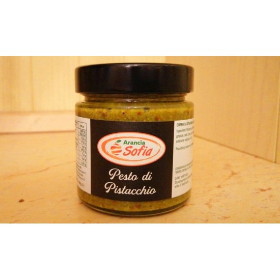 Pesto di pistacchio siciliano (con il 70% di pistacchi) - 190 gr Pesto di pistacchio siciliano (con il 70% di pistacchi) - 190 gr