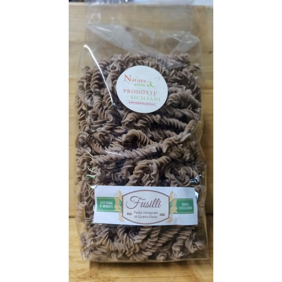 Pasta secca fusilli integrali Pasta secca fusilli integrali