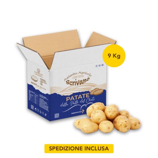 Patate gialle di calabria 9kg (1 box)