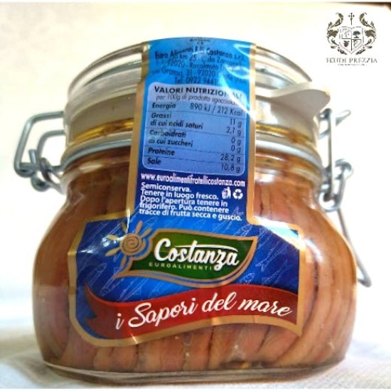 Acciughe sott’olio al peperoncino