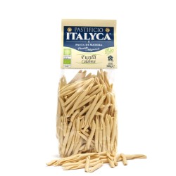 Fusilli calabresi pasta secca artigianale biologica 100% italia