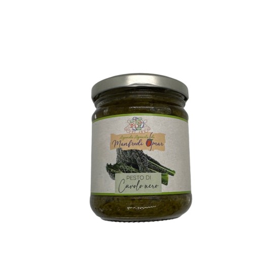 Pesto di cavolo nero biologico in vaso - 190gr