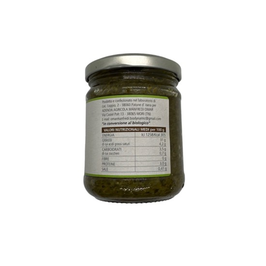 Pesto di cavolo nero biologico in vaso - 190gr