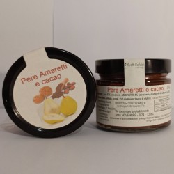 Pere, amaretti e cacao