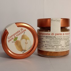 Composta pere e nocciole